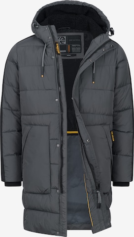 Manteau d’hiver 'INKenter' INDICODE JEANS en gris : devant