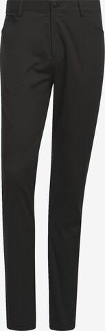 ADIDAS PERFORMANCE Workout Pants 'Go-To' in Black: front