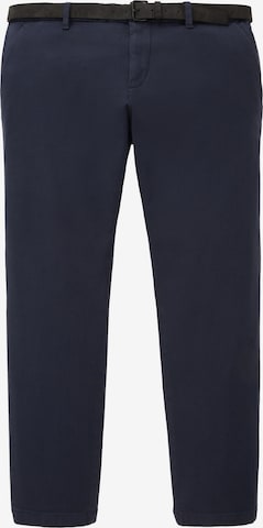 TOM TAILOR Men + Regular Broek in Blauw: voorkant