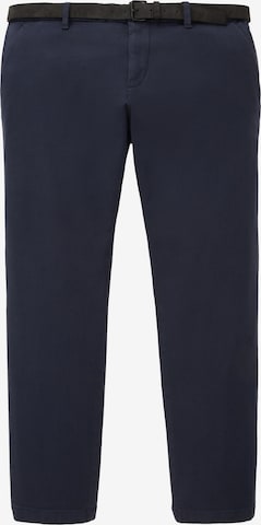TOM TAILOR Men + Normalny krój Spodnie w kolorze niebieski: przód