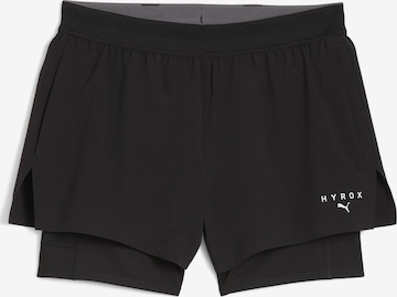 PUMA Skinny Sportshorts in Schwarz: Vorderseite
