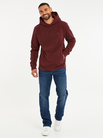 Sweat-shirt Threadbare en rouge