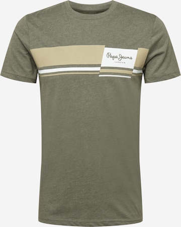 Pepe Jeans T-Shirt 'KADE' in Grün: predná strana