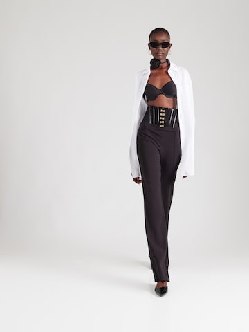 Elisabetta Franchi - Slimfit Pantalón en negro