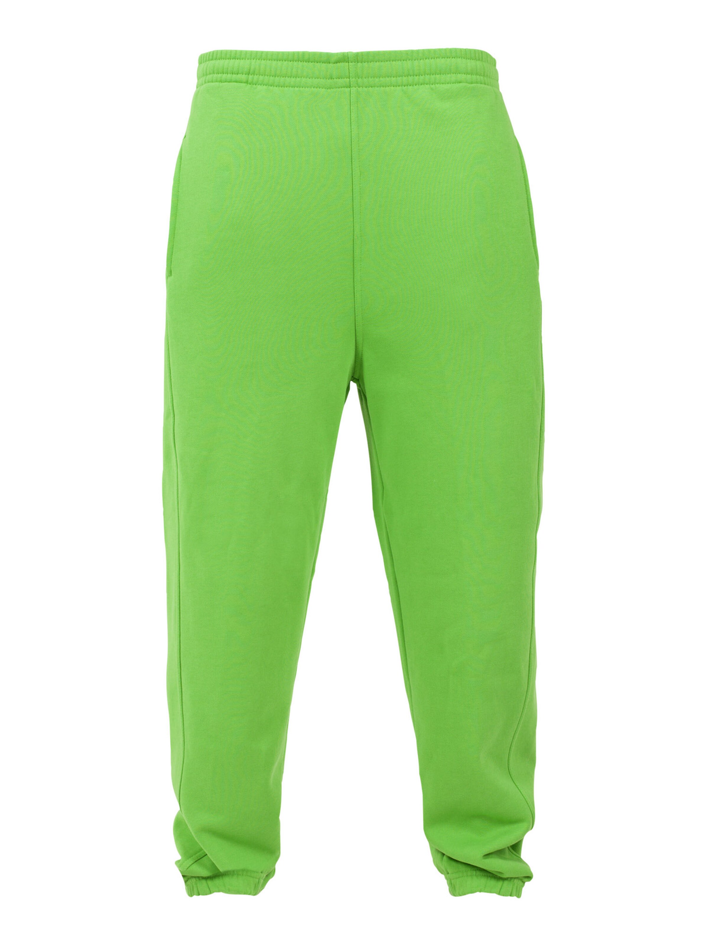 Urban Classics Kalhoty – zelená: přední strana