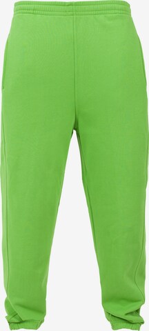 Urban Classics Broek in Groen: voorkant