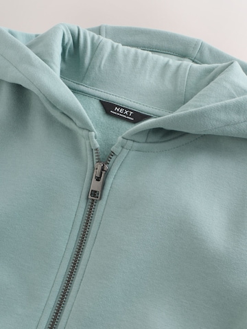 Next - Sudadera con cremallera en verde