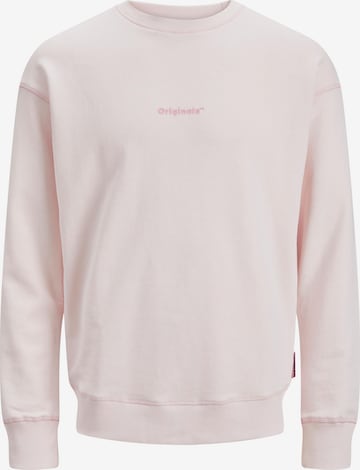 Sweat-shirt JACK & JONES en rose : devant