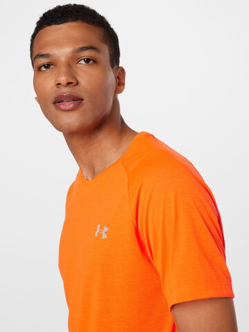 UNDER ARMOUR Performance Shirt 'Streaker' in Red