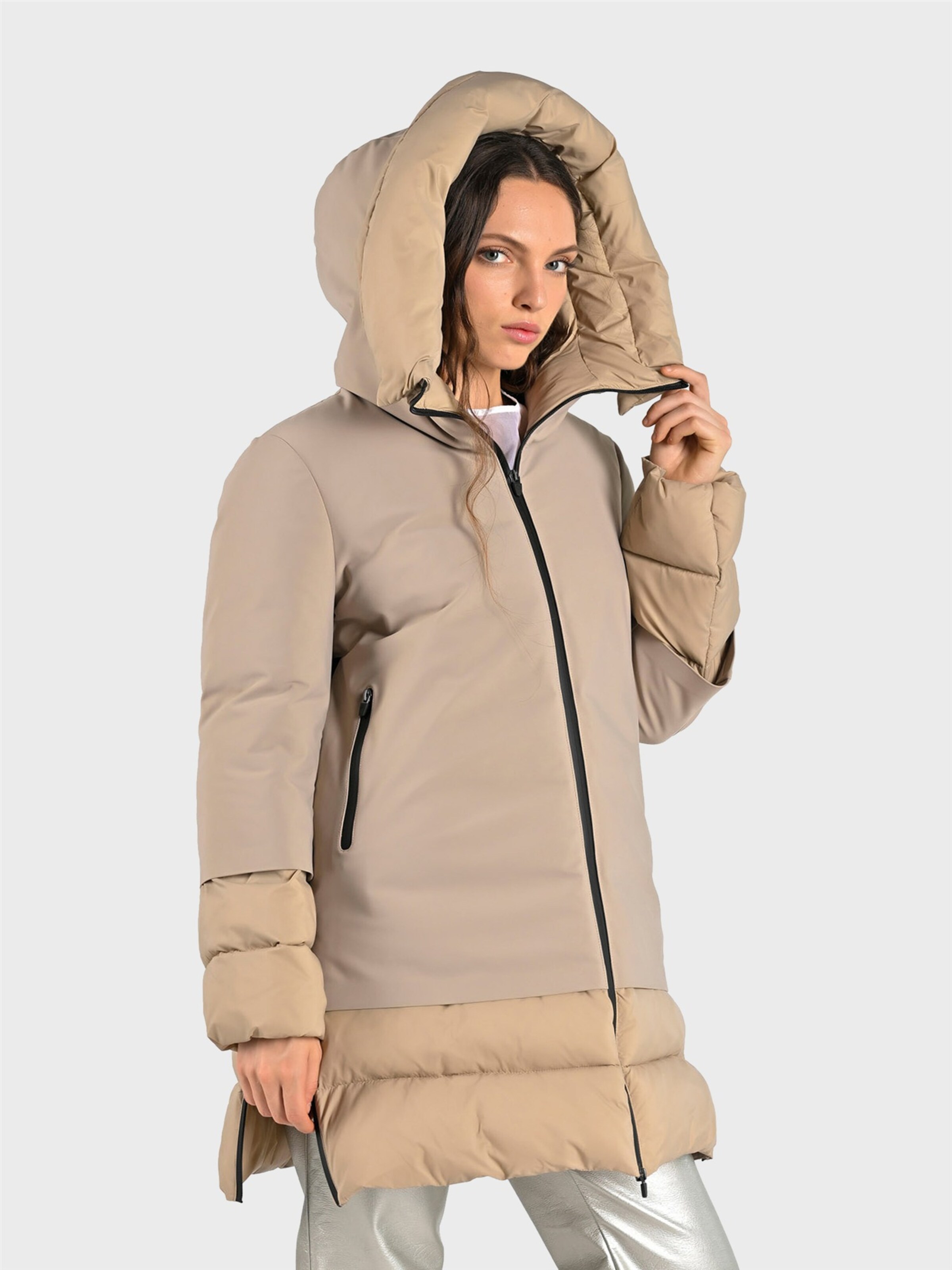 Canadian Classics Zimní parka ' BECANCOUR LONG ' – béžová