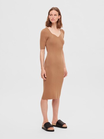 SELECTED FEMME Kleid in Braun