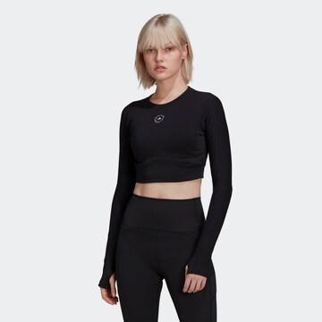 ADIDAS BY STELLA MCCARTNEY Performance Shirt 'Truestrength' in Black: front