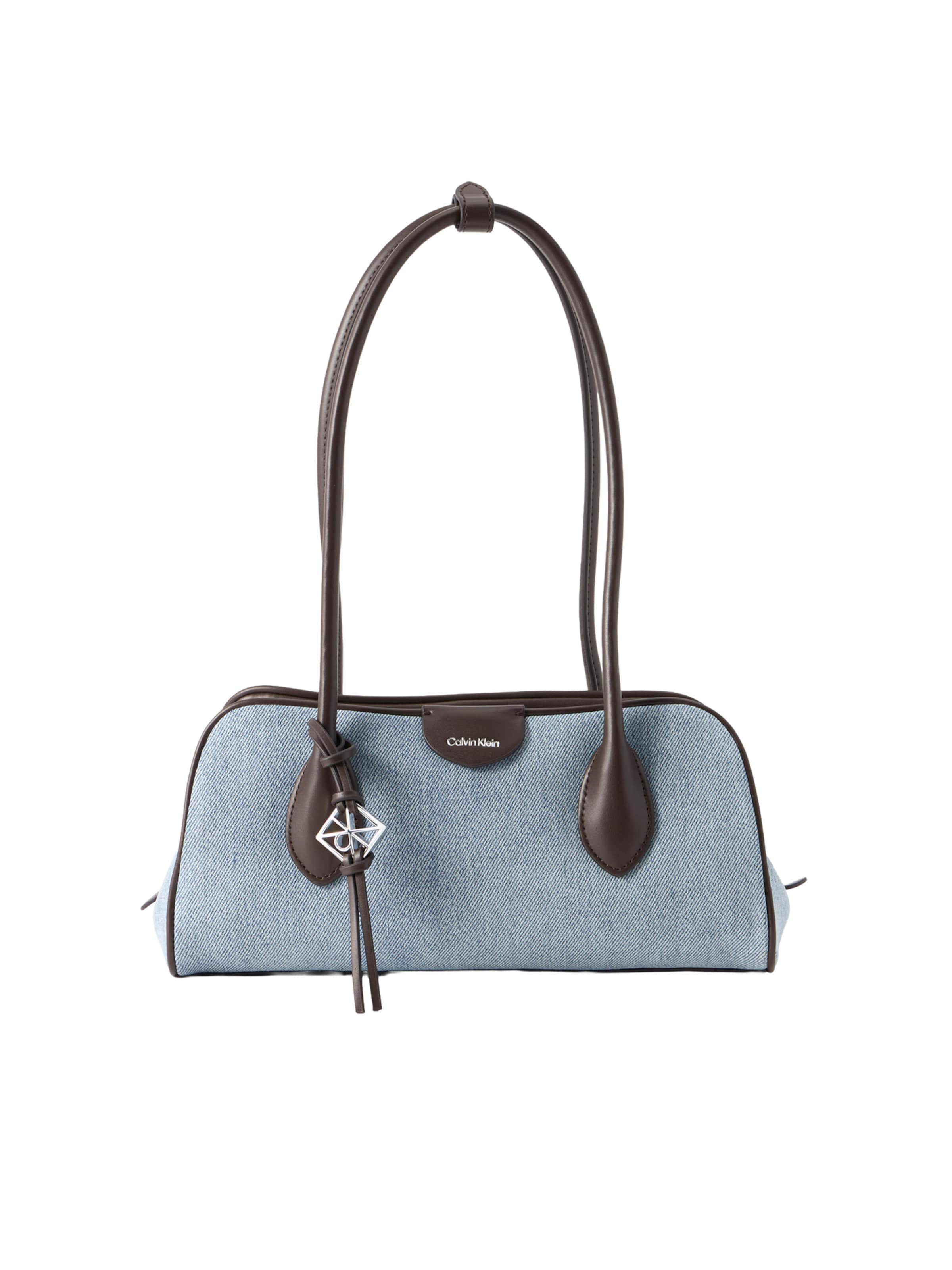 Calvin Klein Schultertasche 'EMBLEM TRIO' in Blau: Vorderseite