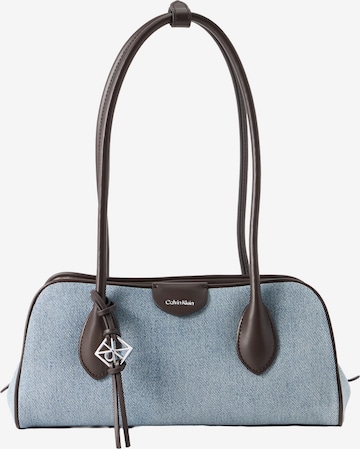 mėlyna Calvin Klein Rankinė ant peties 'EMBLEM TRIO': priekis