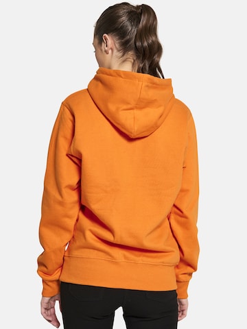 Squad the label Sweatshirt 'Organic Hooded Logo' in Orange