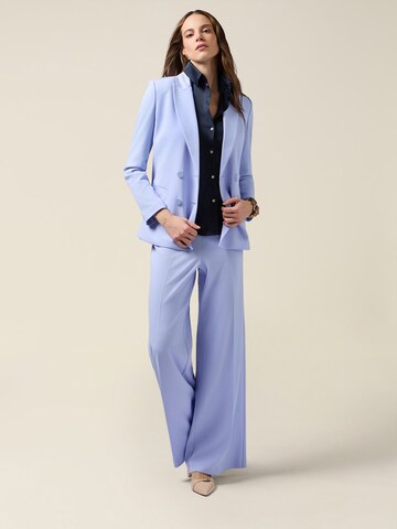 Regular Pantalon oltre en bleu