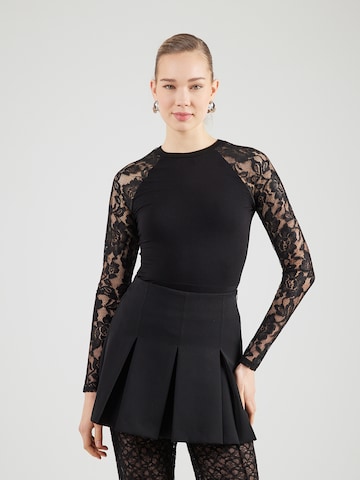 Tricou 'Elaine' de la ABOUT YOU pe negru: față