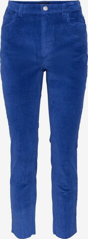 Coupe slim Pantalon 'BRENDA' VERO MODA en bleu : devant