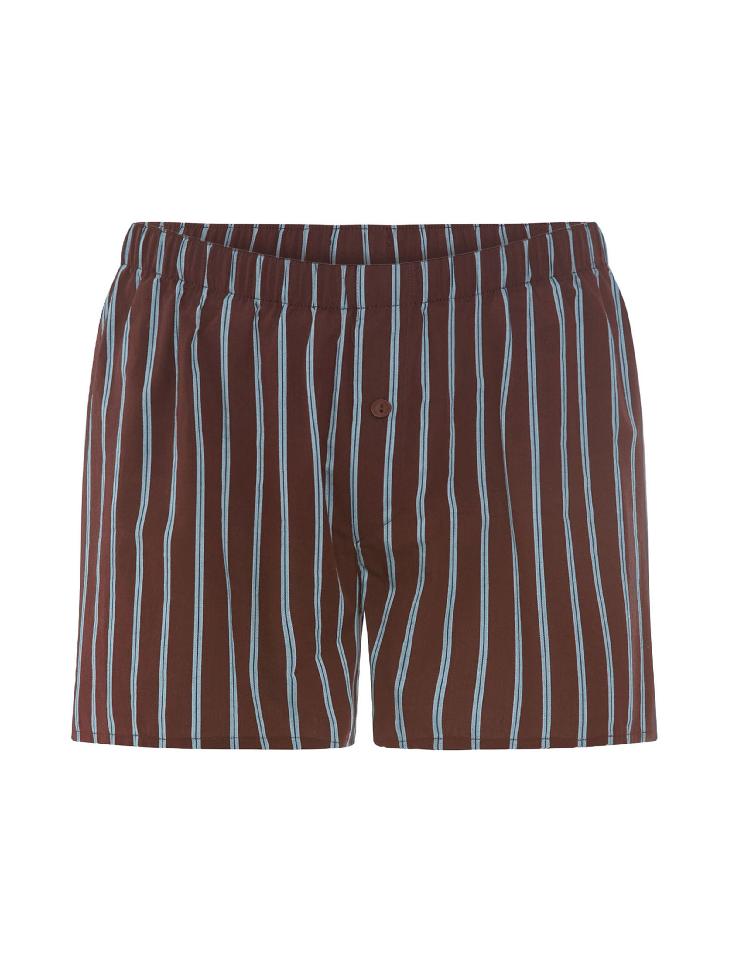 Hanro Boxershorts ' Fancy Woven ' in Blauw: voorkant