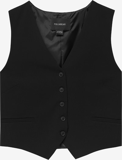 Pull&Bear Gilet de costume en noir, Vue avec produit