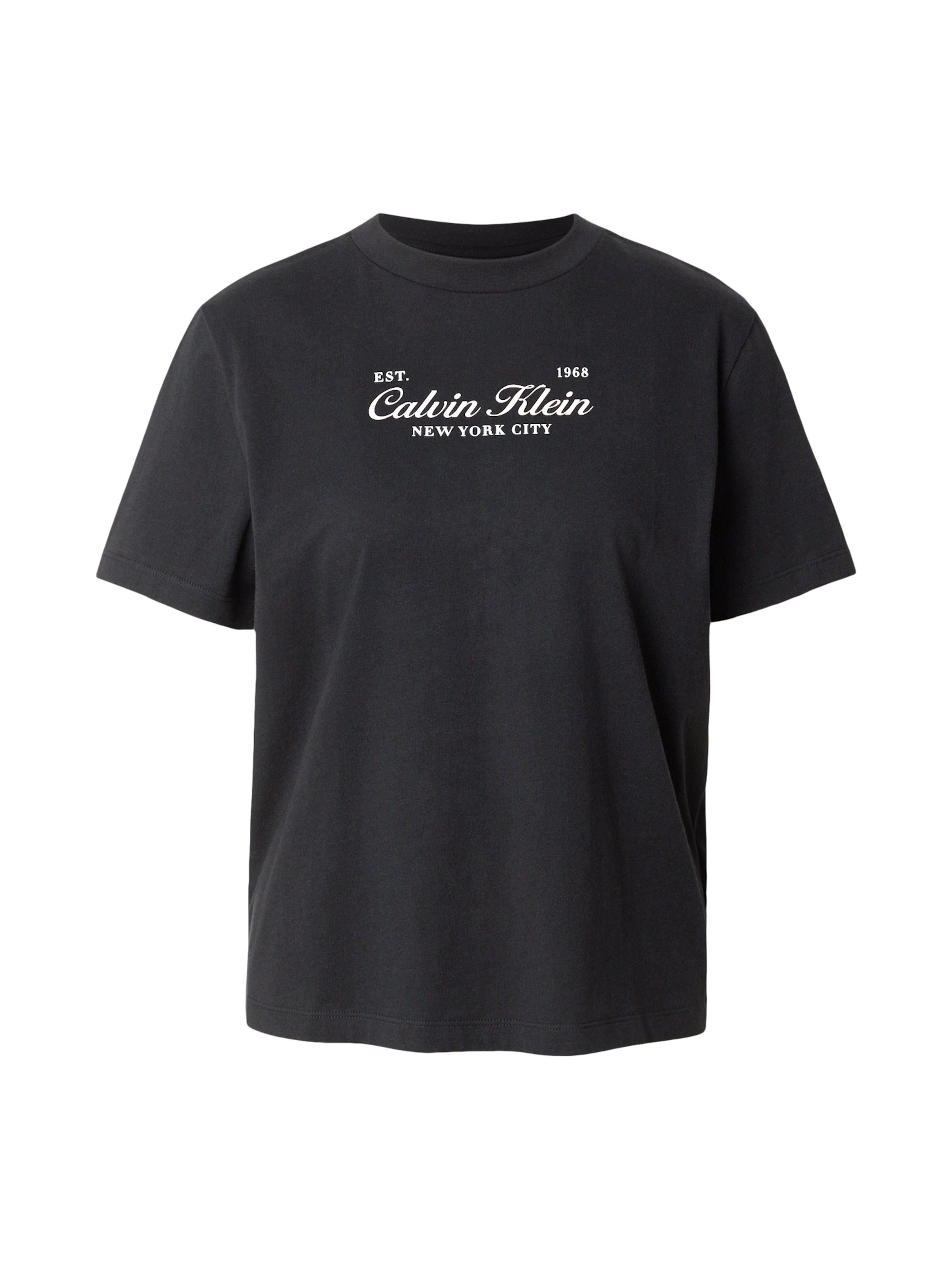 Calvin Klein Jeans T-Shirt in Schwarz: Vorderseite