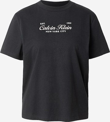 Calvin Klein Jeans Majica | črna barva: sprednja stran