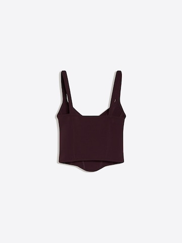 Bershka Top w kolorze fioletowy