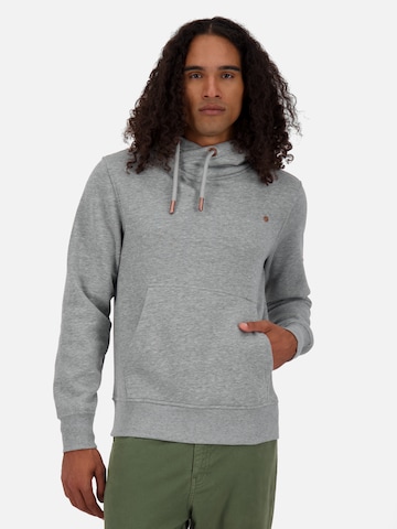 Alife and Kickin - Sweatshirt 'JohnsonAK' em cinzento: frente