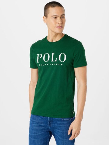 T-Shirt Polo Ralph Lauren en vert : devant