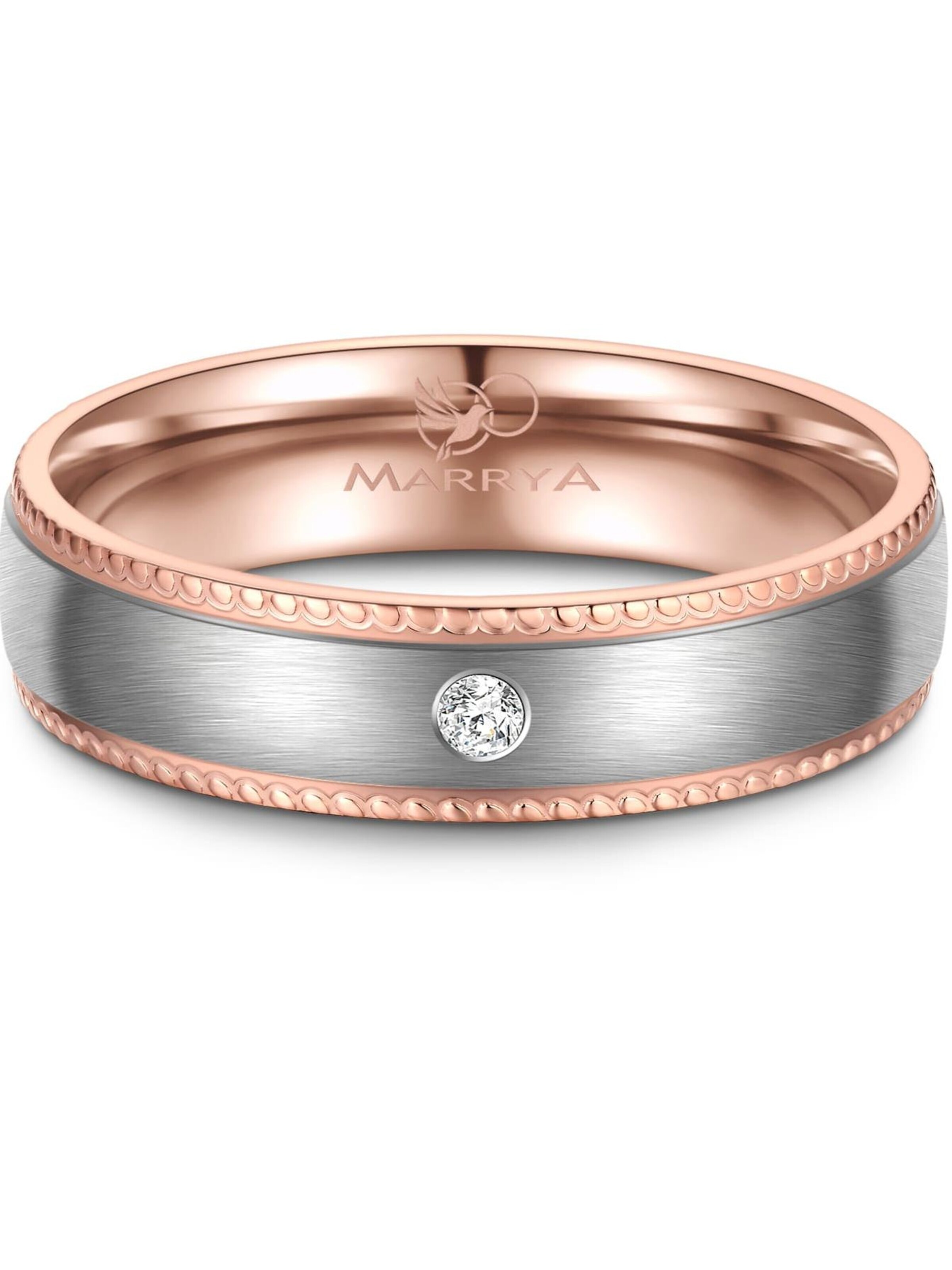 Anello 'MARRYA TI-42 Ehering aus Titan' di MARRYA in argento