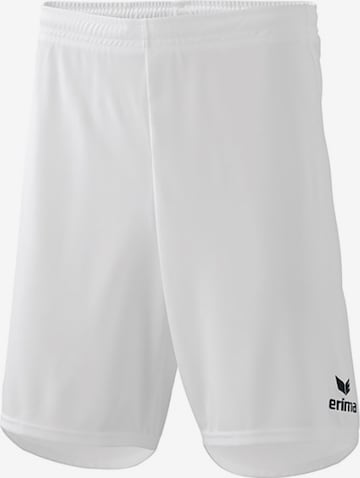 ERIMA Workout Pants in White: front