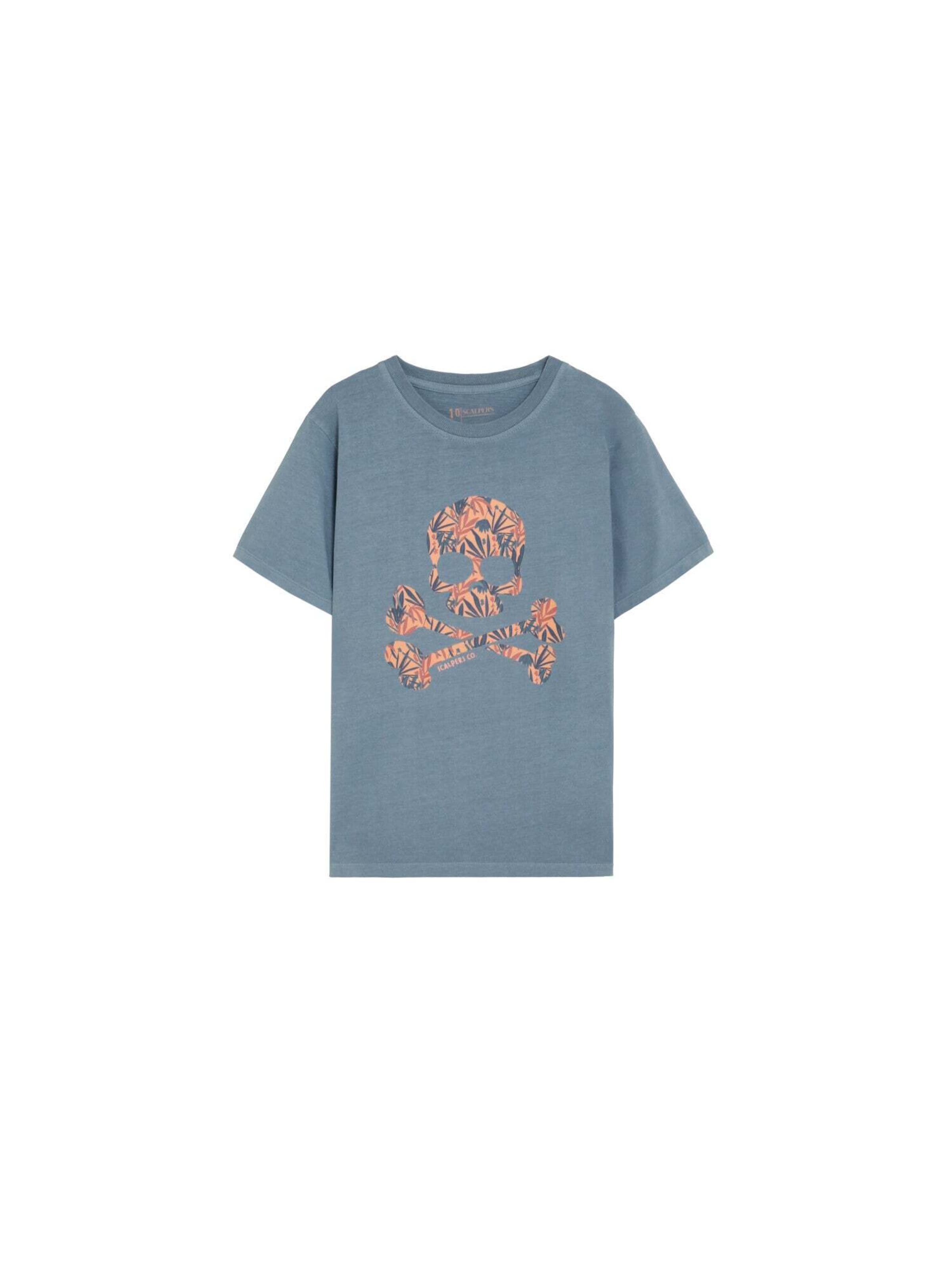 Maglietta di Scalpers in blu: frontale