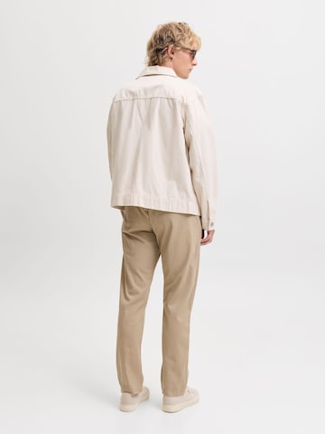 JACK & JONES Ohlapna forma Chino hlače 'JPSTKANE JJDAVE' | bež barva
