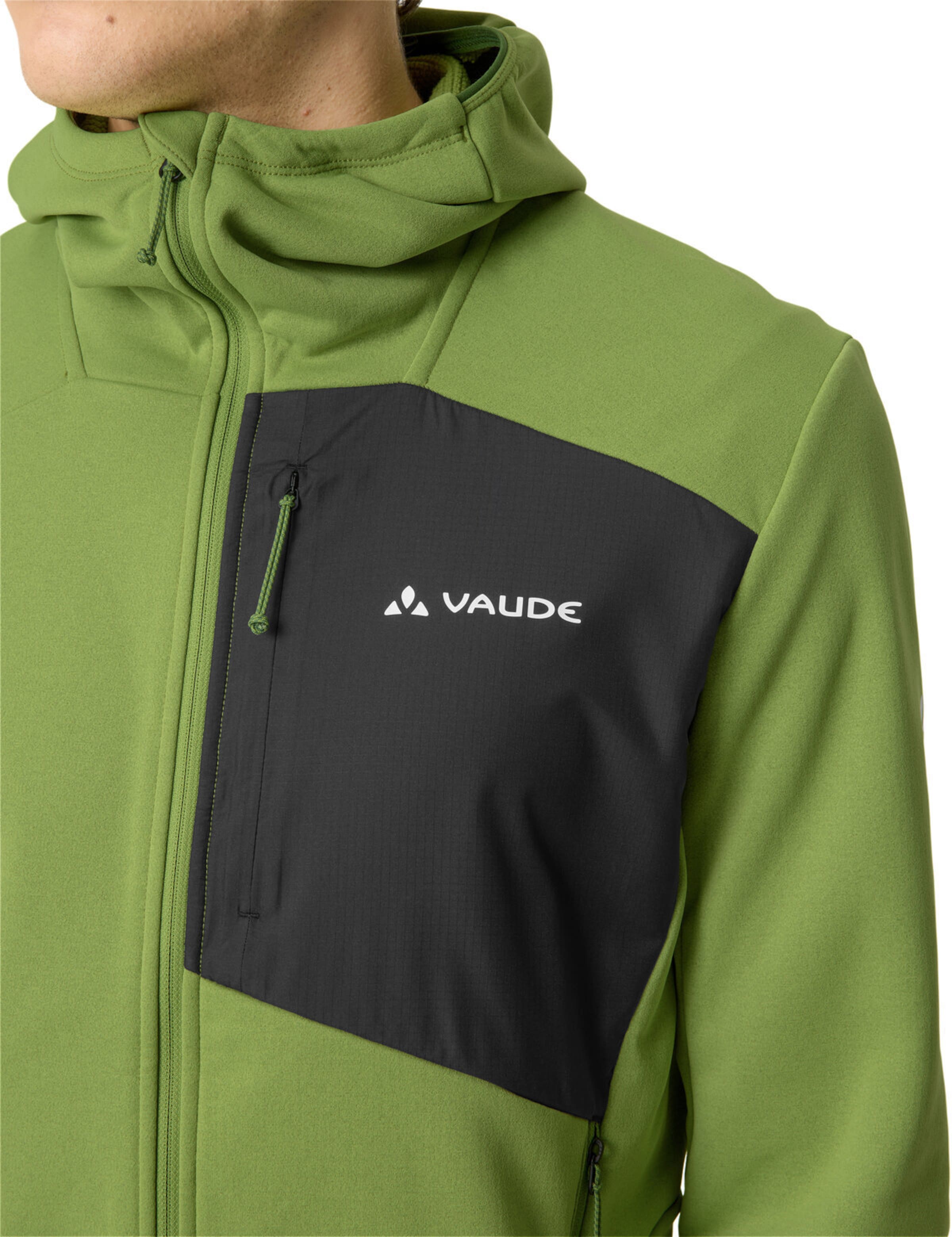 VAUDE Athletic fleece jacket 'Monviso III' in Green