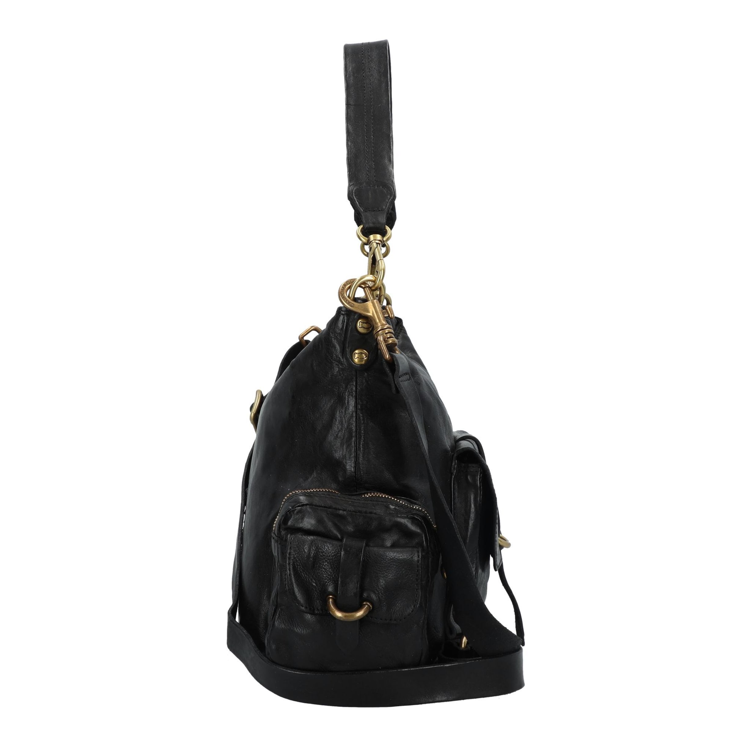 Campomaggi Shoulder Bag 'Elda' in Black