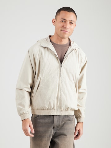 HOLLISTERPrijelazna jakna 'YEAR OF YOU' - siva boja: prednji dio