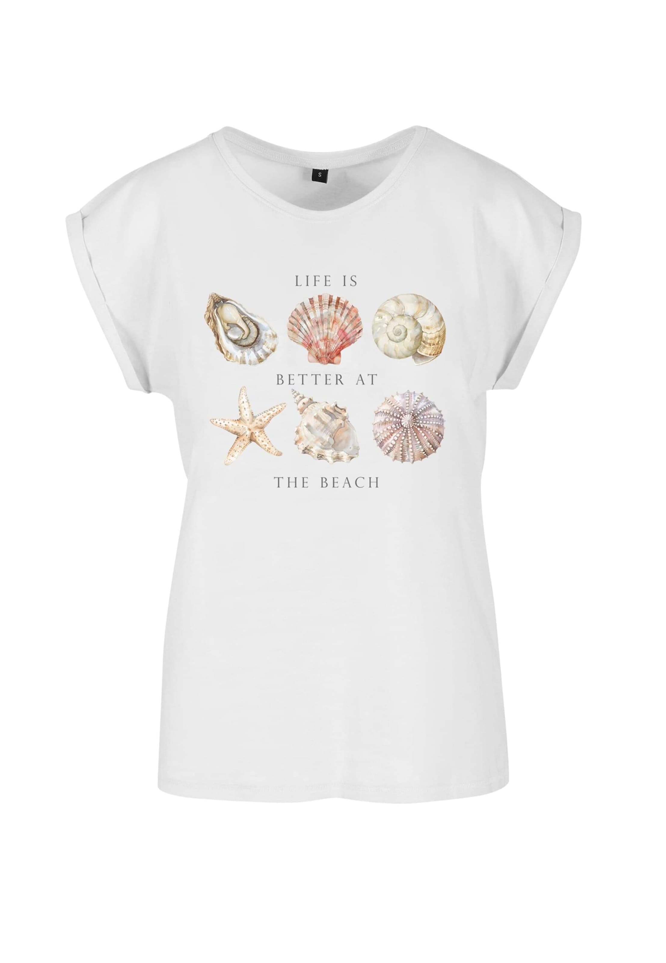 Cloud5ive Shirt 'Ladies Seashell' in White: front