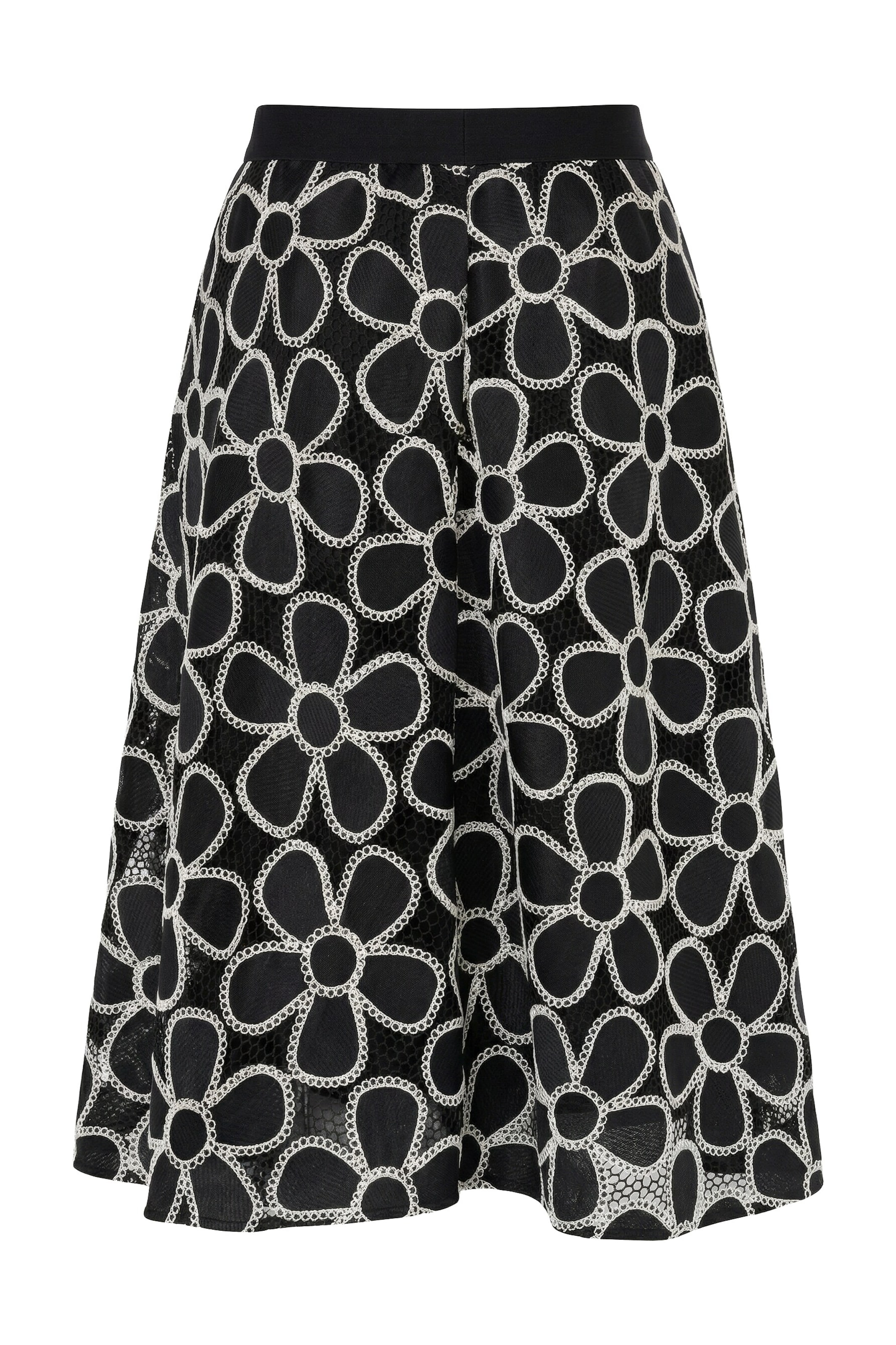 Ulla Popken Skirt in 42-44 in Yellow / Black, Item view