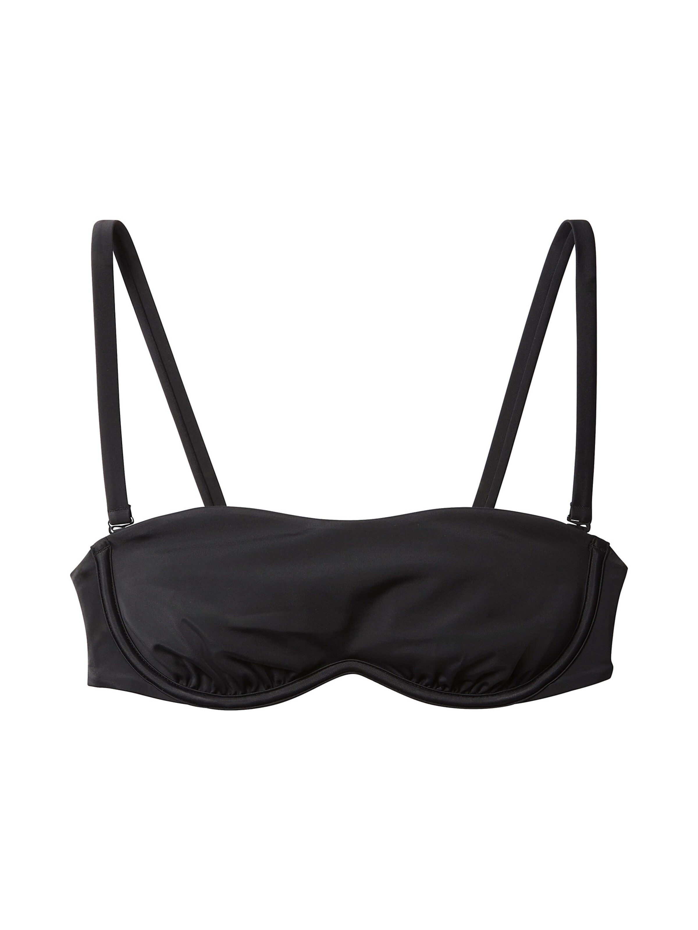 Calvin Klein Swimwear Bralette Bikini top 'Intense Power' in Black: front