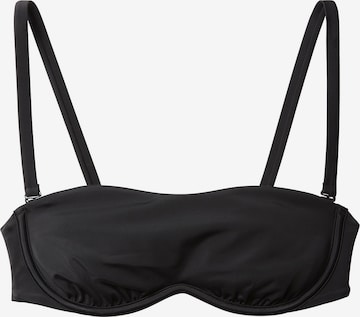 Bustier Hauts de bikini 'Intense Power' Calvin Klein Swimwear en noir : devant