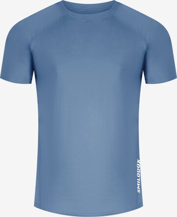 Smilodox Functioneel shirt 'William' in Blauw: voorkant