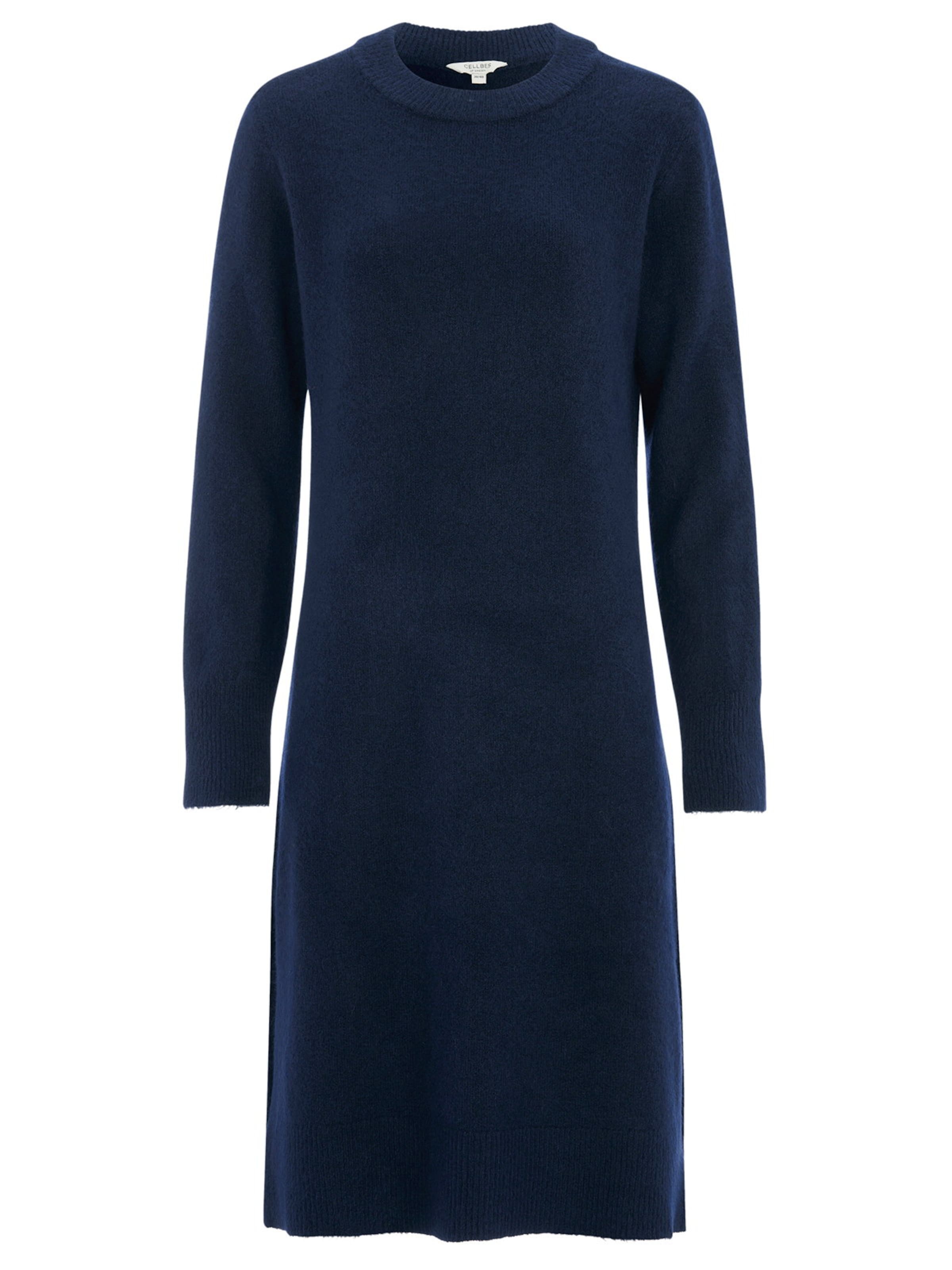 Cellbes of Sweden Strickkleid in Blau: Vorderseite
