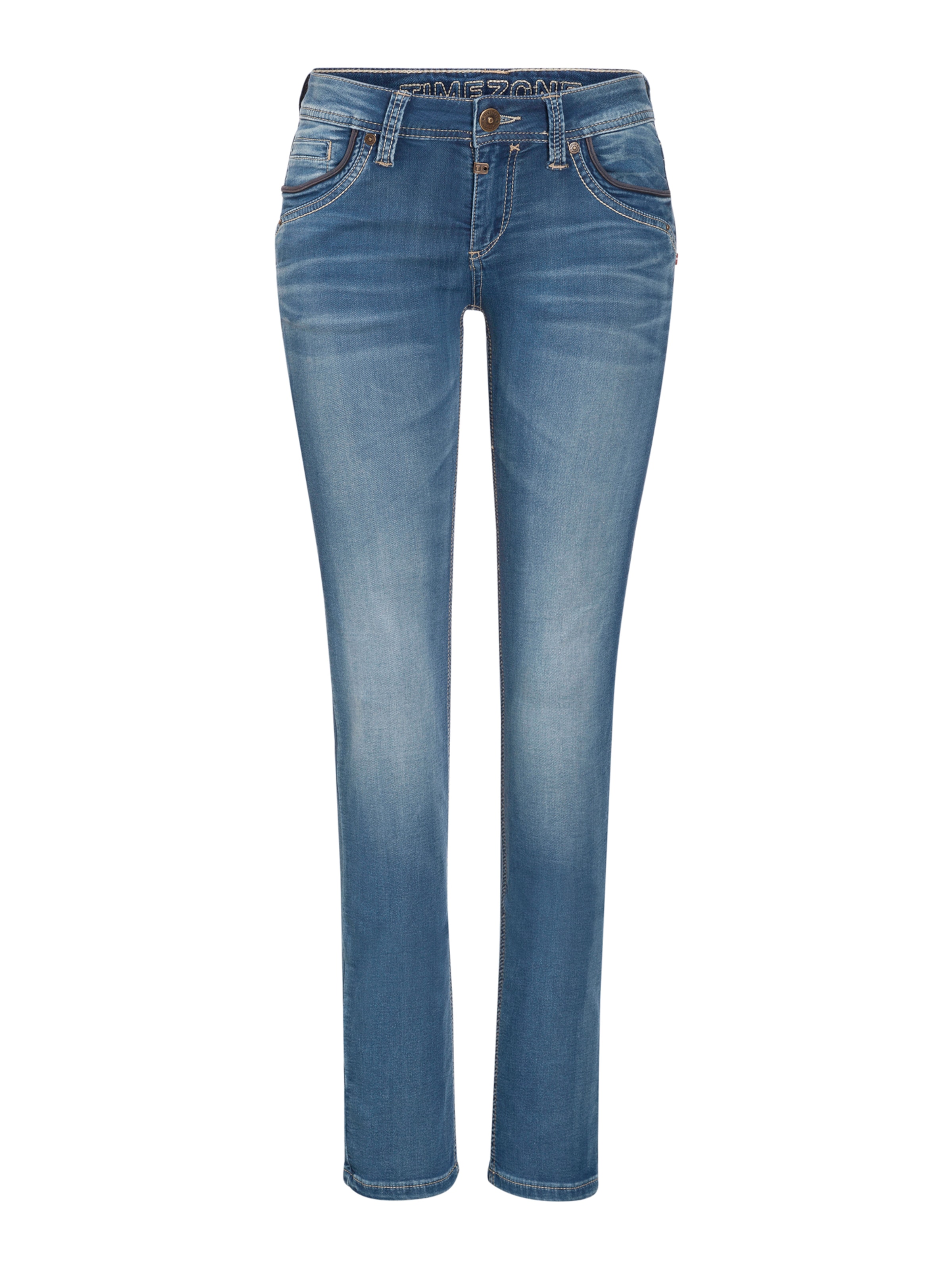 TIMEZONE Слим фит Дънки &#x27;Tahila&#x27; в синьо: отпред