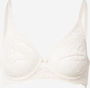 TRIUMPH T-shirt Bra 'Amourette Charm' in Beige: front