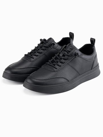 Ombre Sporty snøresko i sort