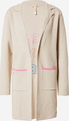 Key Largo Cardigan 'LA VIE' i beige: forside