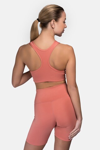 LONSDALE Bustier Športni nederček 'WARDOUR' | oranžna barva