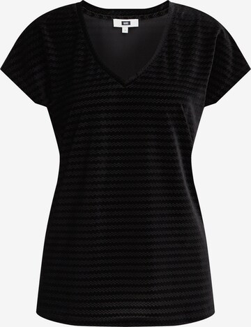 T-shirt WE Fashion en noir : devant