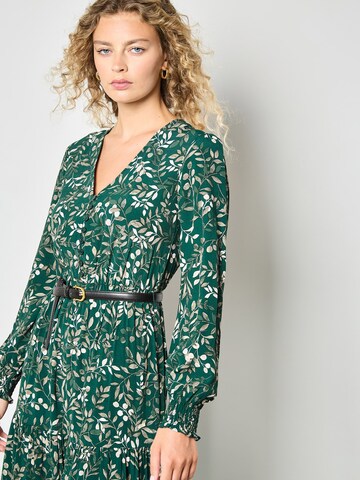 Apricot Dress in Green
