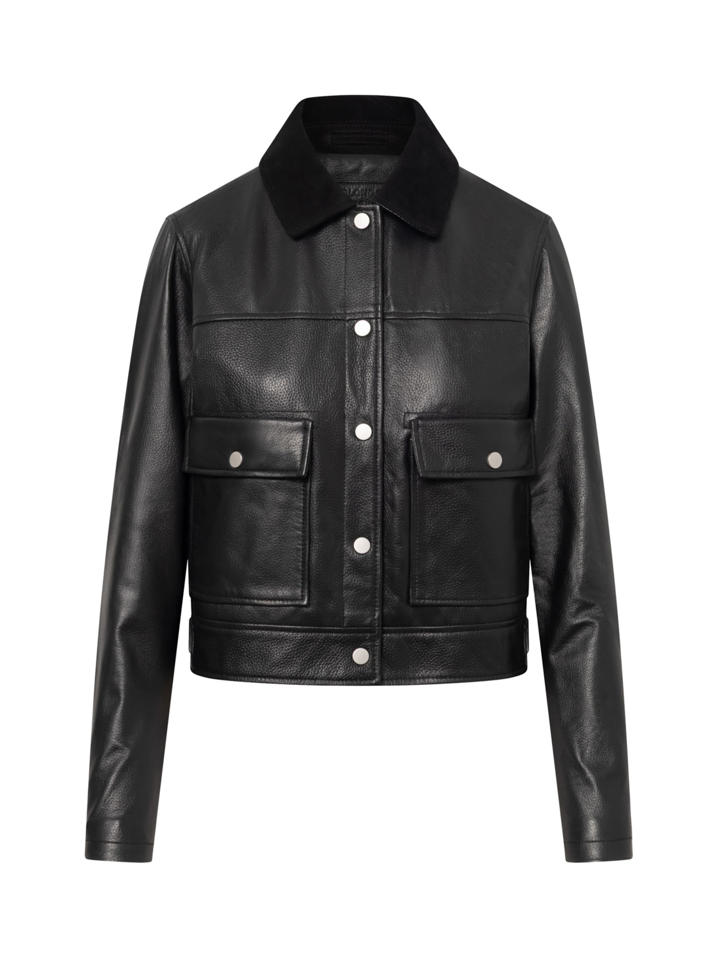 Veste mi-saison ' Caris Trucker ' Bolongaro Trevor en noir : devant